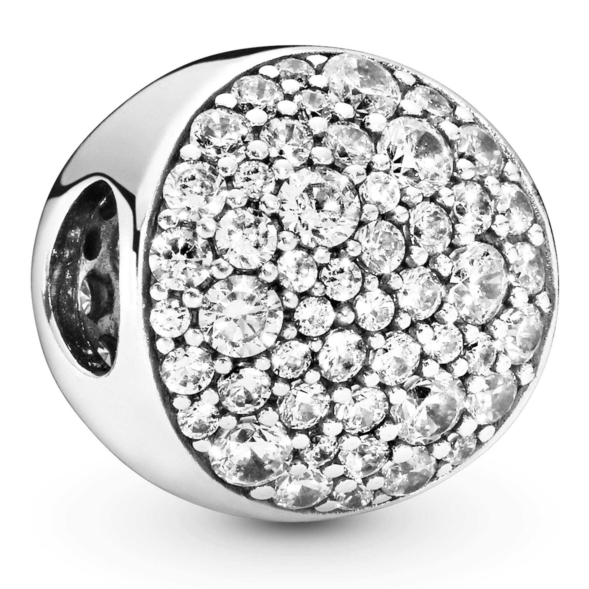 PANDORA Women's Bead Charms 925 Sterling Silver 797540CZ, one size, Sterling Silver, Cubic Zirconia