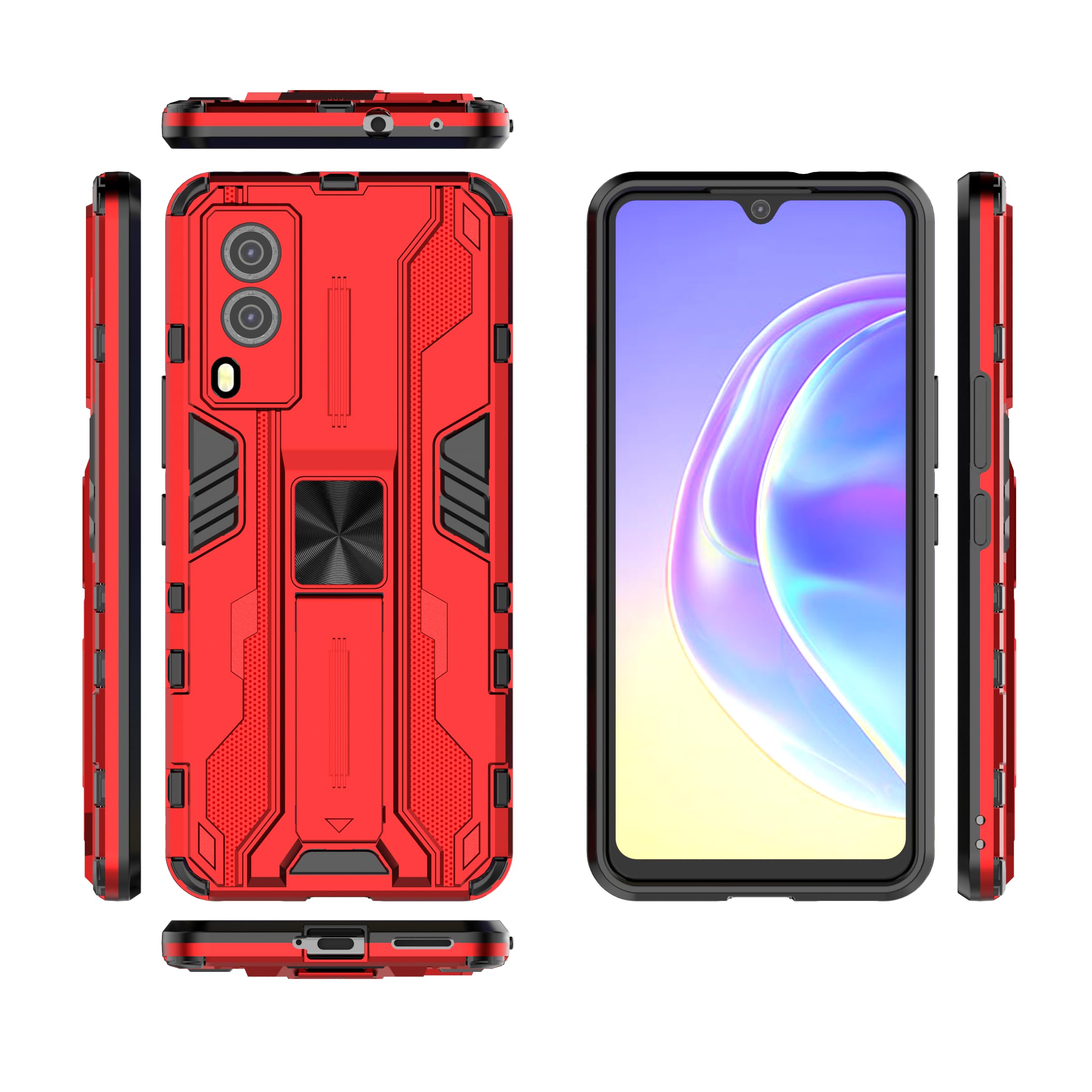 Compatible with Vivo V21e 5G Case,Built-in Magnetic