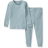 Burt's Bees Baby baby-boys Honeysoft Pajamas, Tee and Pant 2-piece Pj Set, Soft Organic Cotton & Lyocell Blend