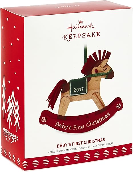 hallmark baby's first christmas ornament 2017