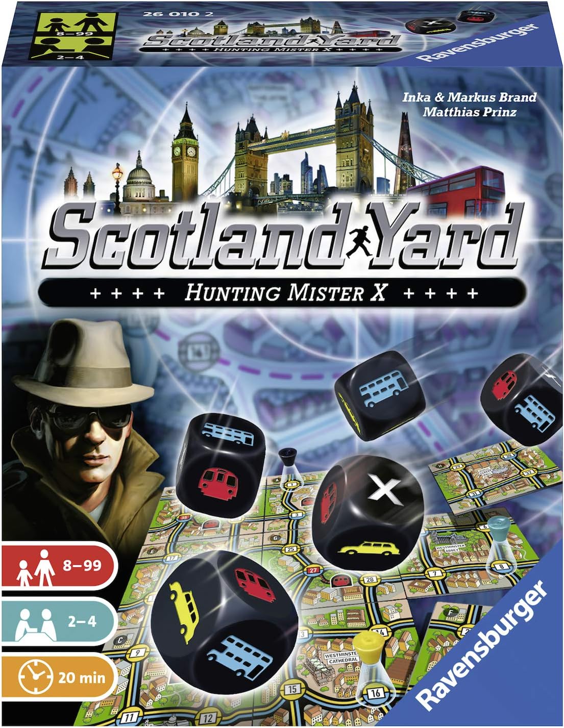 Ravensburger 26010 Scotland Yard - Juego de Cartas (en alemán)
