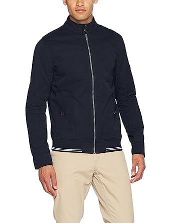 Tommy Jeans Herren Basic Harrington Lang - Regulär Blouson Jacke