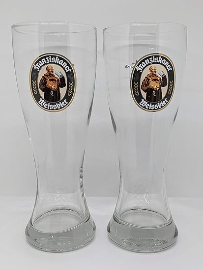 Amazon Co Jp Franziskaner Weissbier ウィートビールグラス Xl 0 5l ガラス 2個セット ホーム キッチン