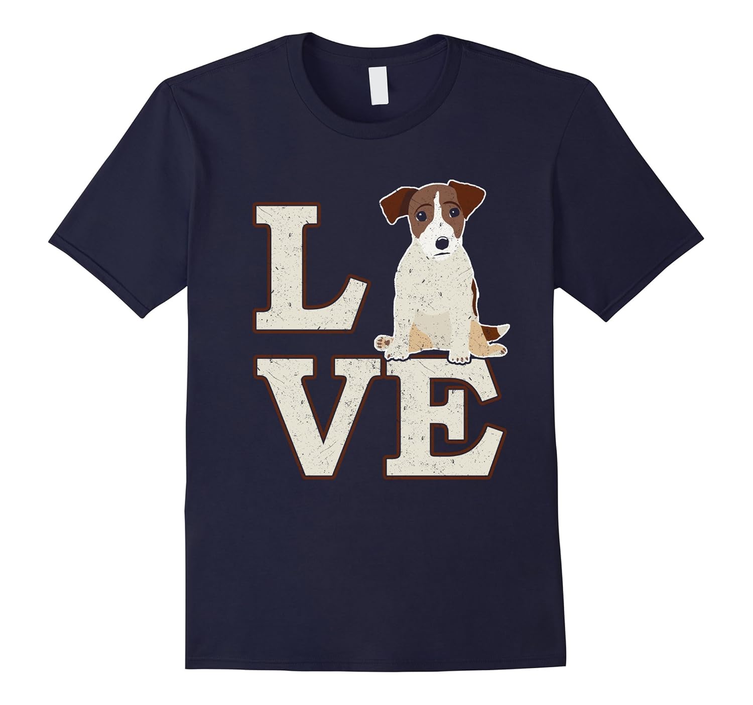 I Love My Jack Russell Terrier Dog Lover T-Shirt-ANZ