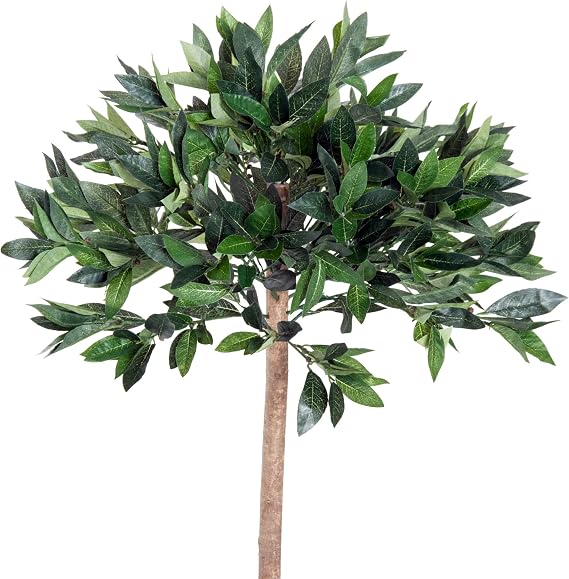 Outsunny Olivo Artificial 90cm con Cañas Naturales Árbol Planta ...