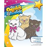 Colorbok MaKit, and BaKit, Glittering Suncatcher Kits, Kittens