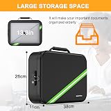 Noiposi Fireproof Document Box 5200℉ Insulated Waterproof with Lock A4 view 6