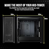 Corsair 5000D Airflow Black Tempered Glass Mid-Tower ATX PC Case view 5