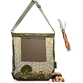 VylerSky Foraging Bag - Mushroom Foraging Kit with Bag and Knife, Great for Mushroom Decor Lovers
