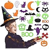 500PCS Glitter Halloween Foam Craft Stickers, Self Adhesive Pumpkin Shape 3D Stickers for Pumpkin Decor, Trick or Treat…