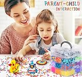 ilauke Fuse Beads Kit 14900 Pcs 5mm Iron Beads 30 Colors Craft Set Kids view 4