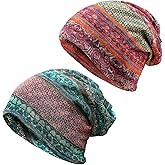 LXOrdora Women's Slouchy Beanie Cap Chemo Headwear Hats Scarf