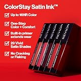 Revlon ColorStay Satin Ink Liquid Lipstick Mauvey Darling 008 Longwear Black view 3