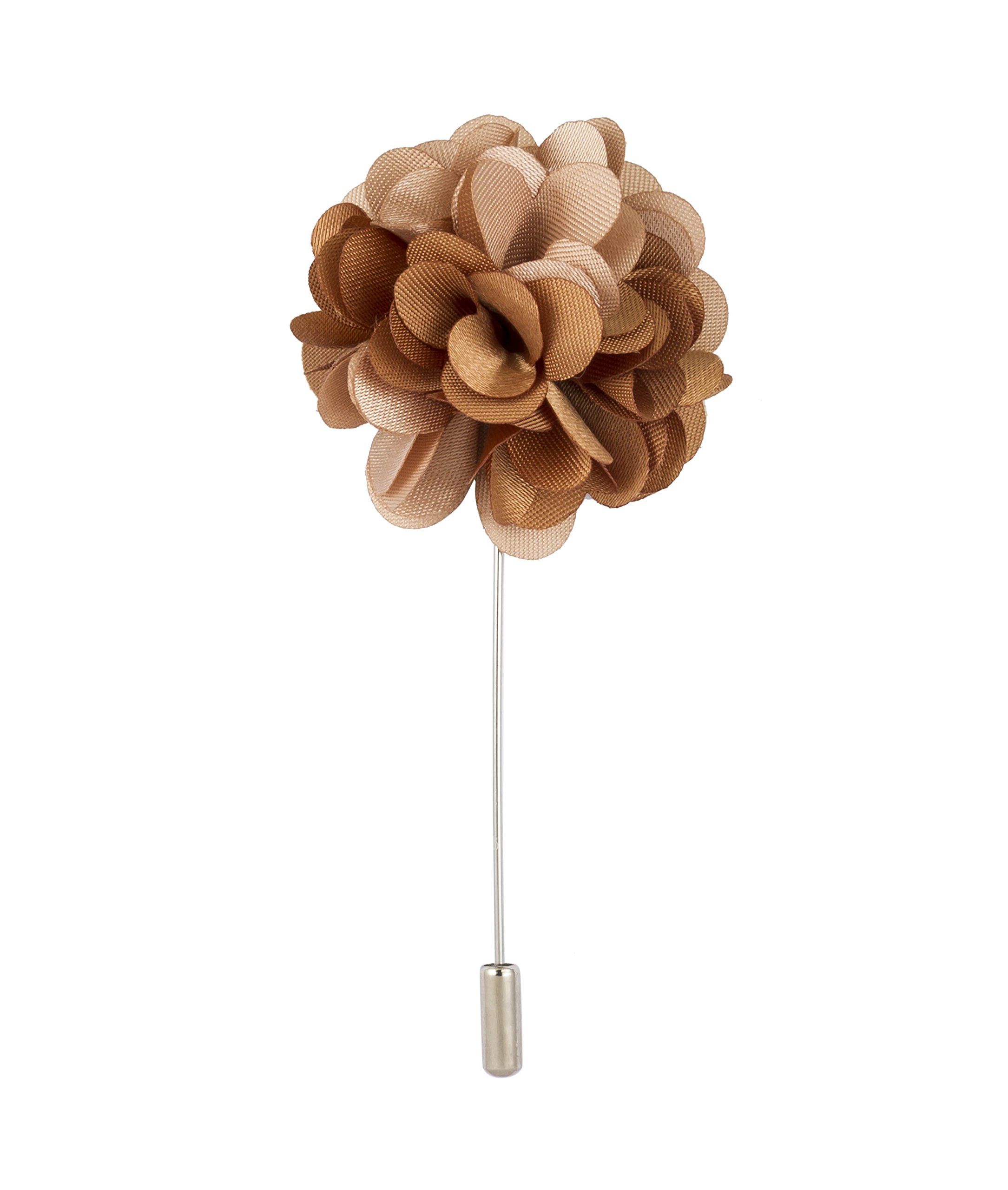 Brooch Lapel Pin for Men Beige and Brown Flower Lapel Pin Multi Badge Coat Suit Wedding Gift Party Shirt Collar Accessories