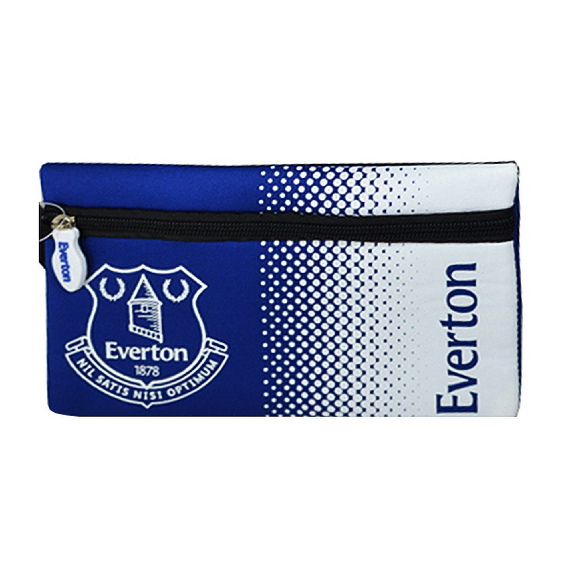 Everton FC Official Fade Flat Football Crest Pencil Case (One Size) (Blue/White)