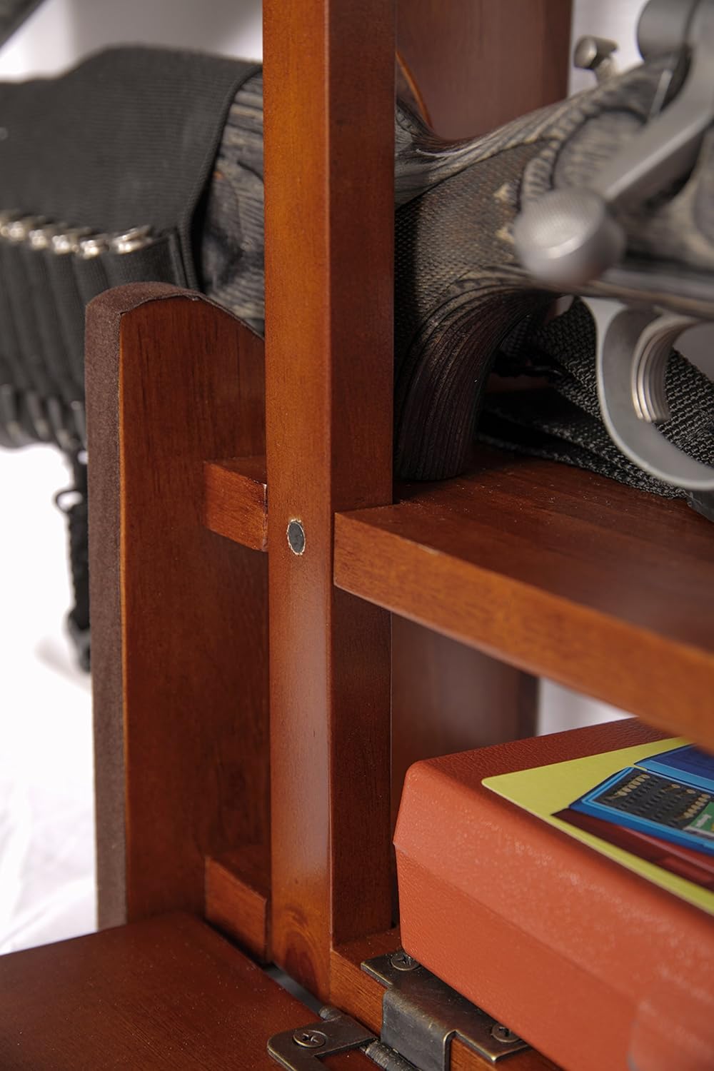 American Furniture Classics 840 4 Gun Wall Rack, Medium Brown: Home Improvement