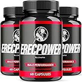 (3 Pack) Erecpower for Men Supplement Capsules, Erecpower Piills All Natural Ingredients, Erecpower Original Advanced Formula, Erecpower Vitamin Support, Ericpower Reviews, 180 Capsules for 3 Months