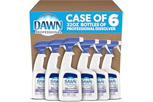 P&G PROFESSIONAL Dawn Professional Power Dissolver Spray, Bulk Degreaser Spray for Pots, Pans, Dishes, Stoves, Ovens and Grills in Commercial Restaurant Kitchens, 32 oz. (Case of 6)