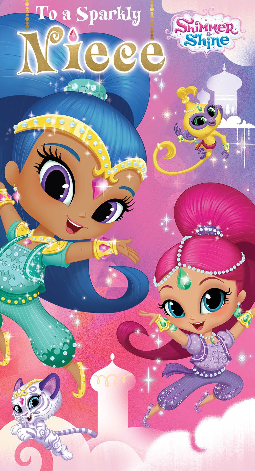 Shimmer & Shine SI004 Niece Birthday Card