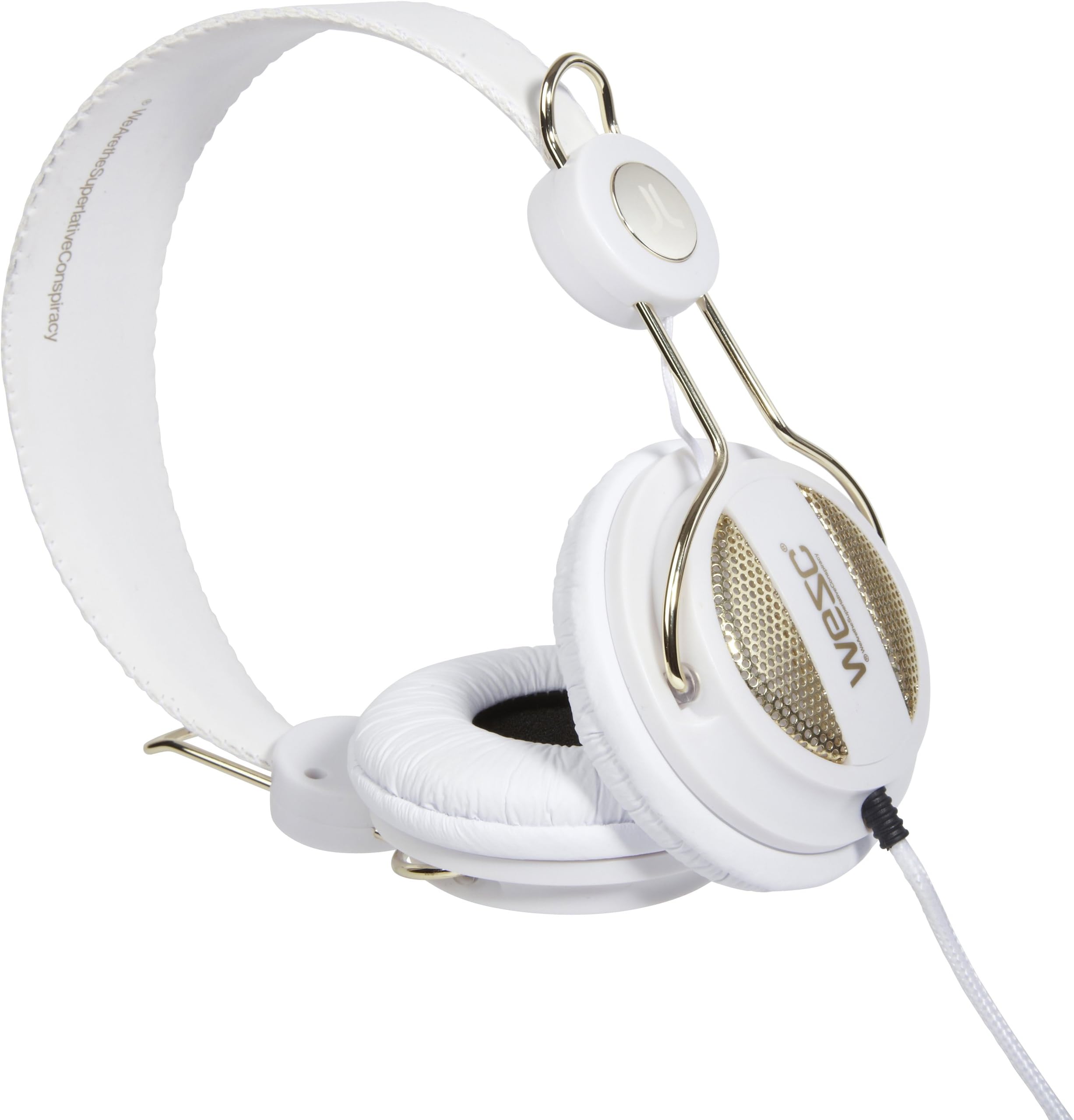 WeSC Oboe Golden Headphone (White) (Discontinued by Manufacturer)