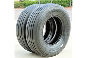 Set of 2 (TWO) Transeagle ST Radial Premium Trailer Radial Tires-ST225/75R15 225/75/15 225/75-15 121/117M Load Range F LRF 12-Ply BSW Black Side Wall
