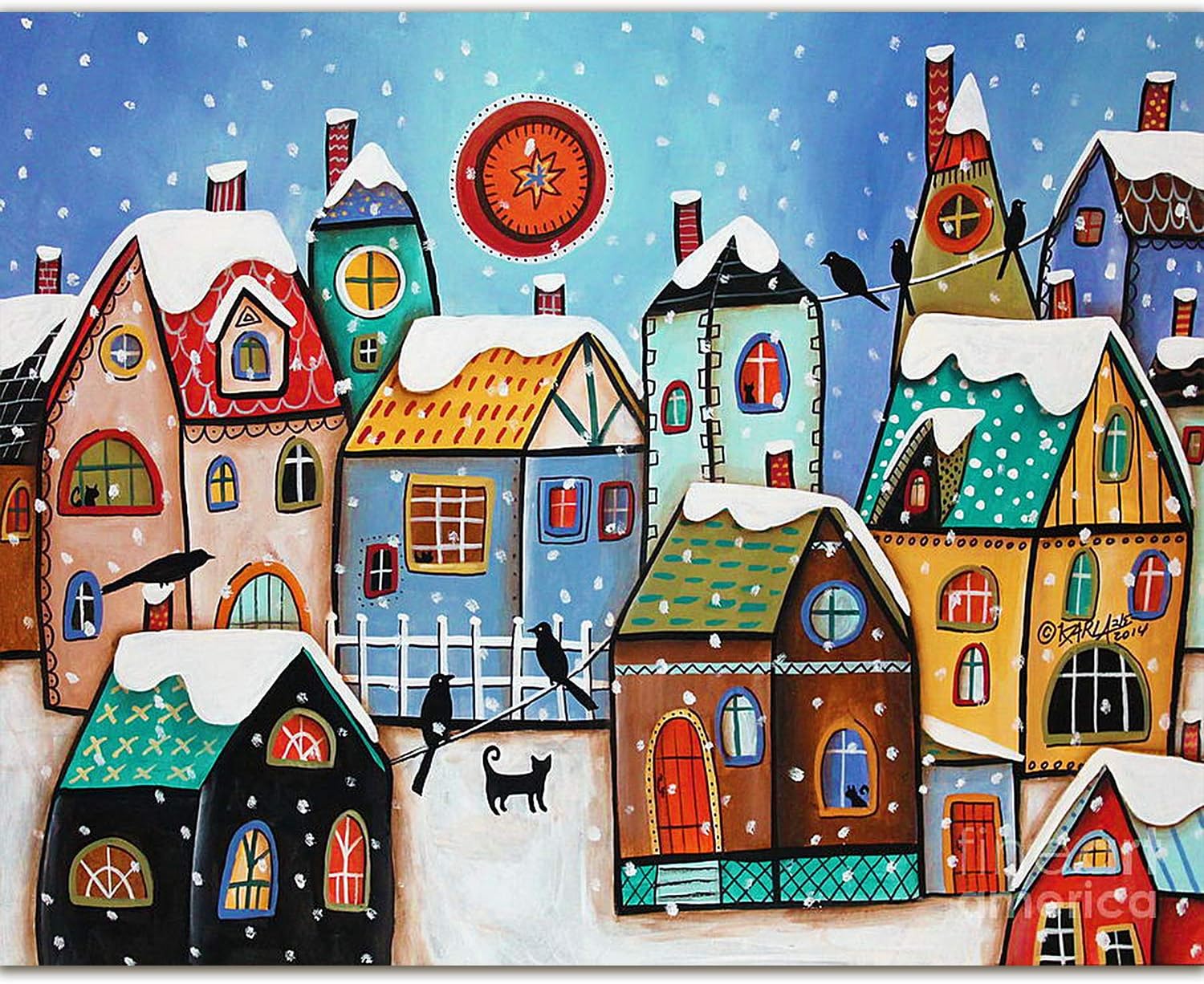 AceList Diamond Painting 5D DIY Diamond Painting Kits Full Drill for