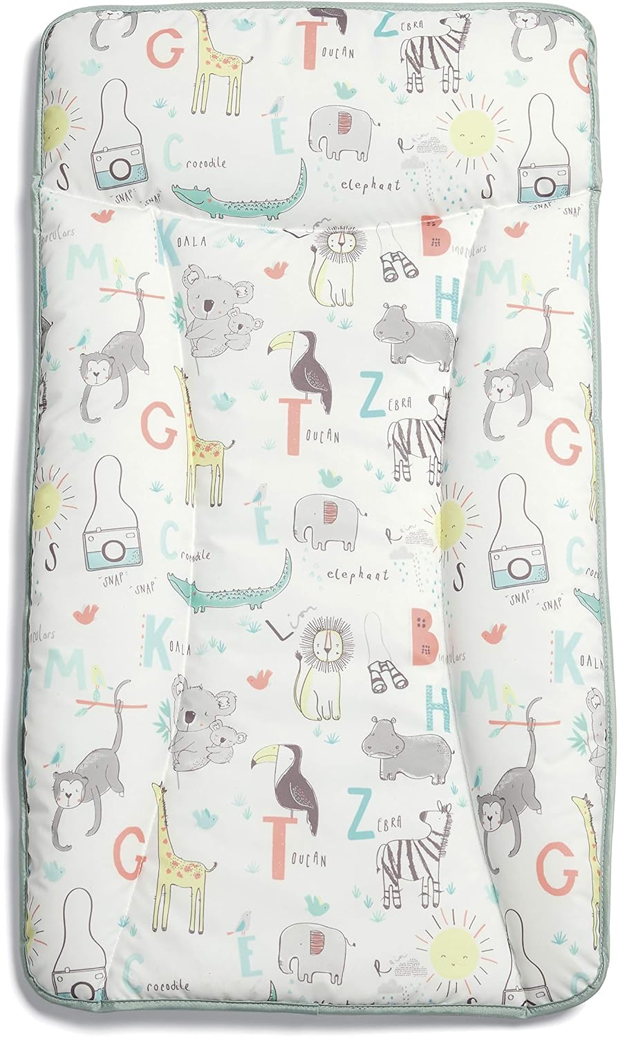 mamas and papas grey changing mat