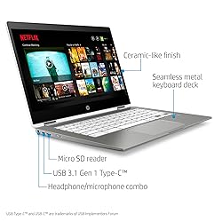 HP Chromebook x360 14-inch HD Touchscreen