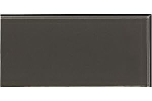 Aspect Peel and Stick Backsplash Glass Backsplash Tile in Leather for Kitchen and Bathrooms (3x6 Inch Sample)