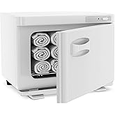 Hot Towel Warmer SalonDepot 8L Capacity Spa Towel Warmer with Compact Design for Salon, Barber Shop, Massage & Facial (White)