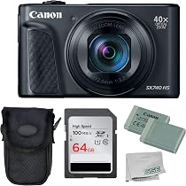 Amazon Canada: Canon PowerShot SX740 HS Digital Camera (Black) 5PC