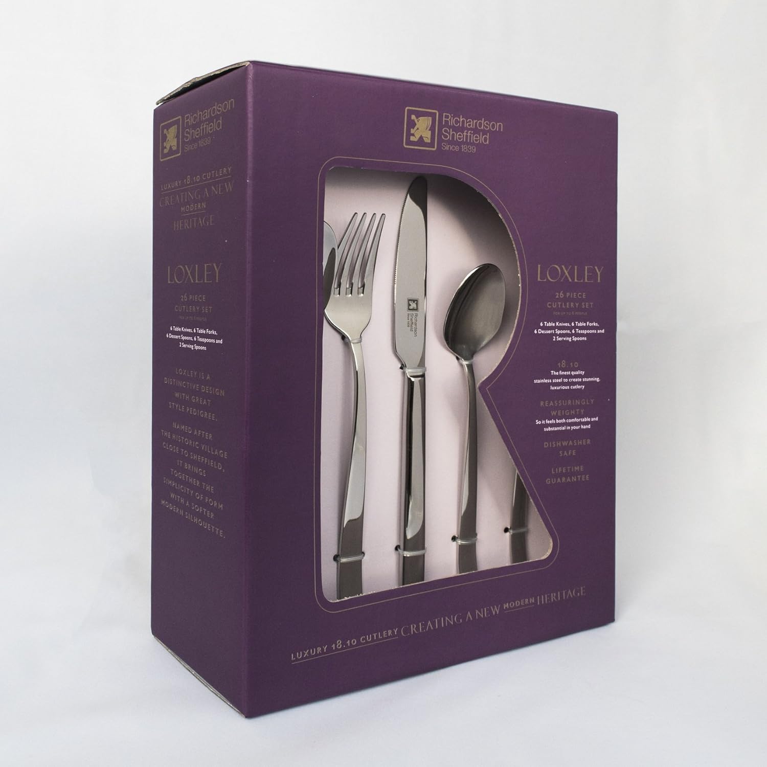 Richardson Sheffield LUXURY 18.10 Stainless Steel 26 Piece 6 Person