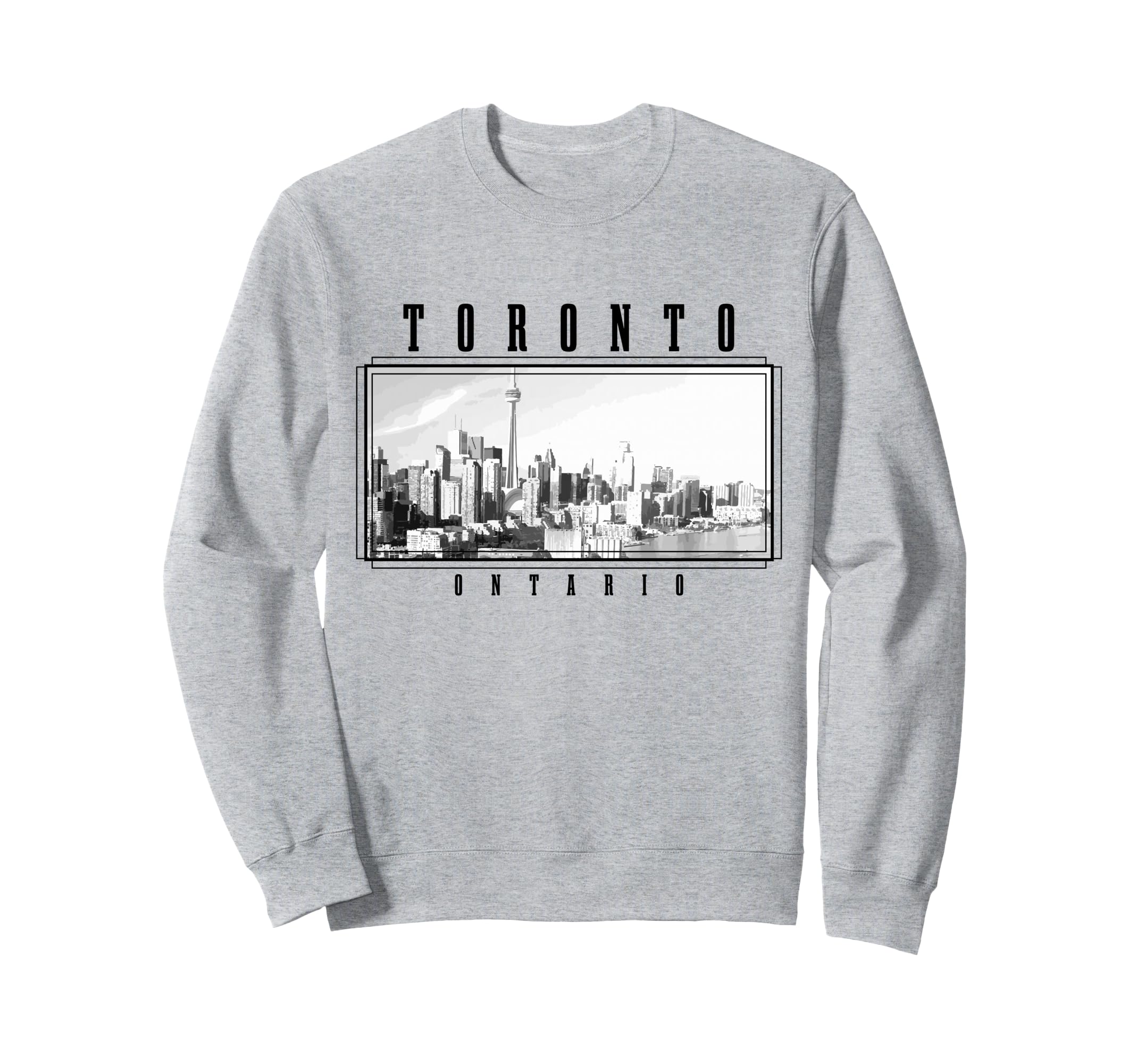 Toronto Ontario Canada Vintage Canadian Skyline Toronto Sweatshirt
