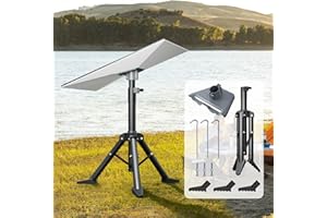 SZFZMZ Starlink Gen 3 Tripod Stand with Starlink Pipe Adapter, Outdoor Portable Starlink Standard Kit, Easy to Install, Compatible with Starlink Gen 3 for Camping and RV Travel