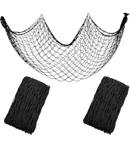 Amazon.com: U.S. Shell, Inc. Decorative Fish Net, Black, 5-Feet by 7-Feet :  Sports & Outdoors