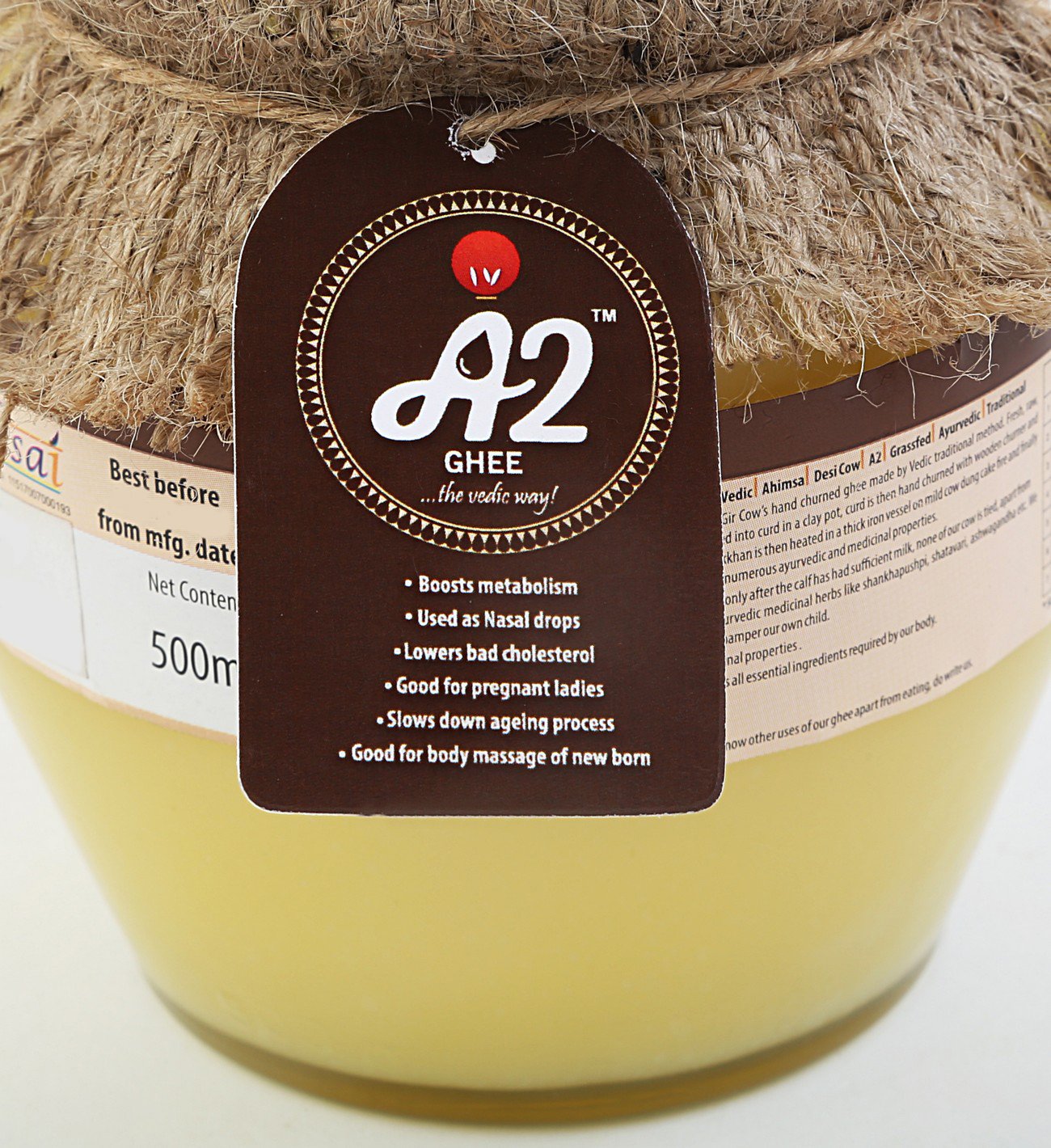 A2 Ghee Desi Gir Cow's Vedic Traditional Grassfed Ayurvedic Medicinal