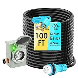 CircleRiver 50 Amp 100 Feet Generator Cord and