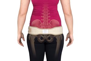 OPTP SI-LOC, SI Joint Belt for Women, Sacroiliac Belt, Lower Back Support Belts for Men, Low Back & Pelvic Pain Relief - Small/Medium