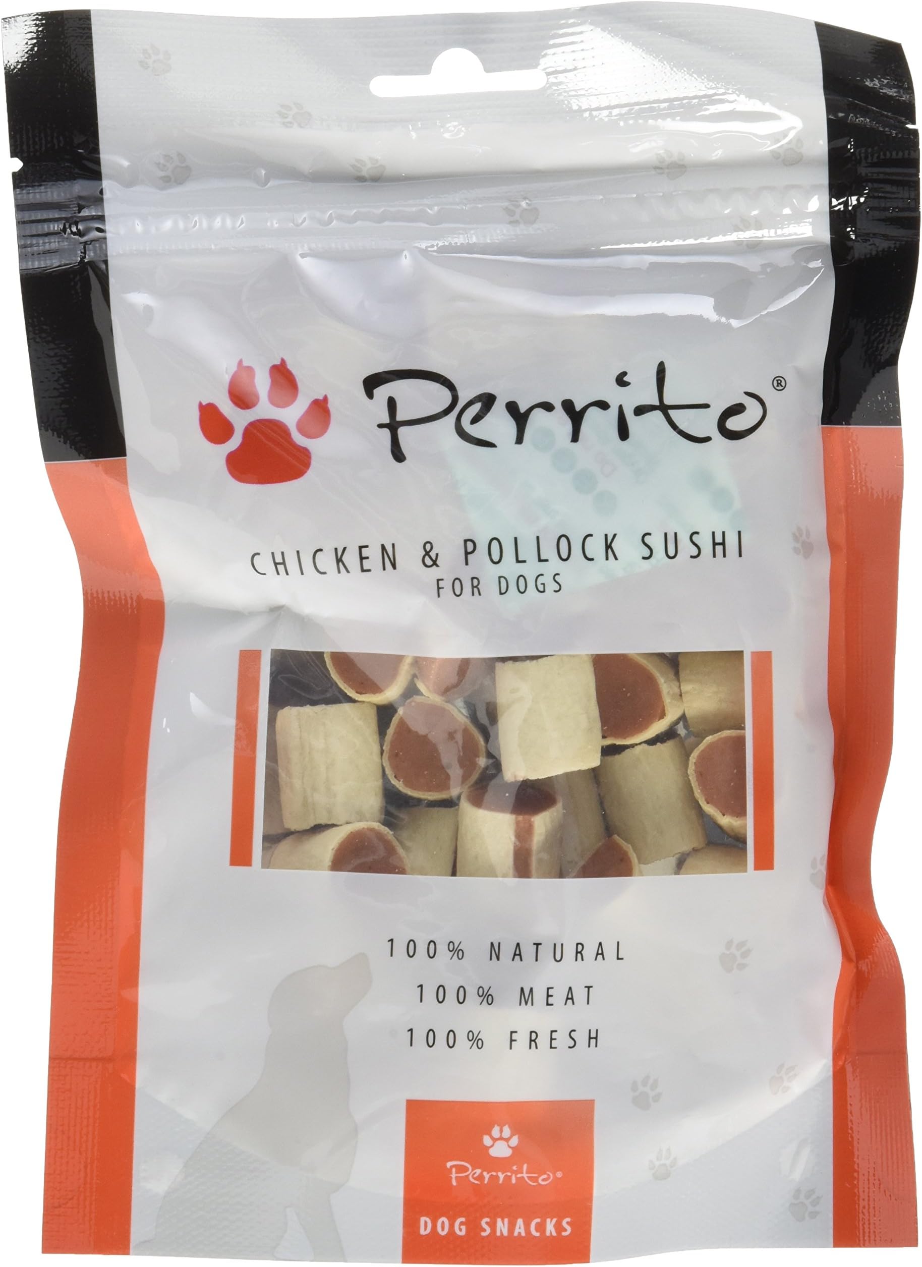 Perrito 100% Chicken & Pollock Sushi 100g