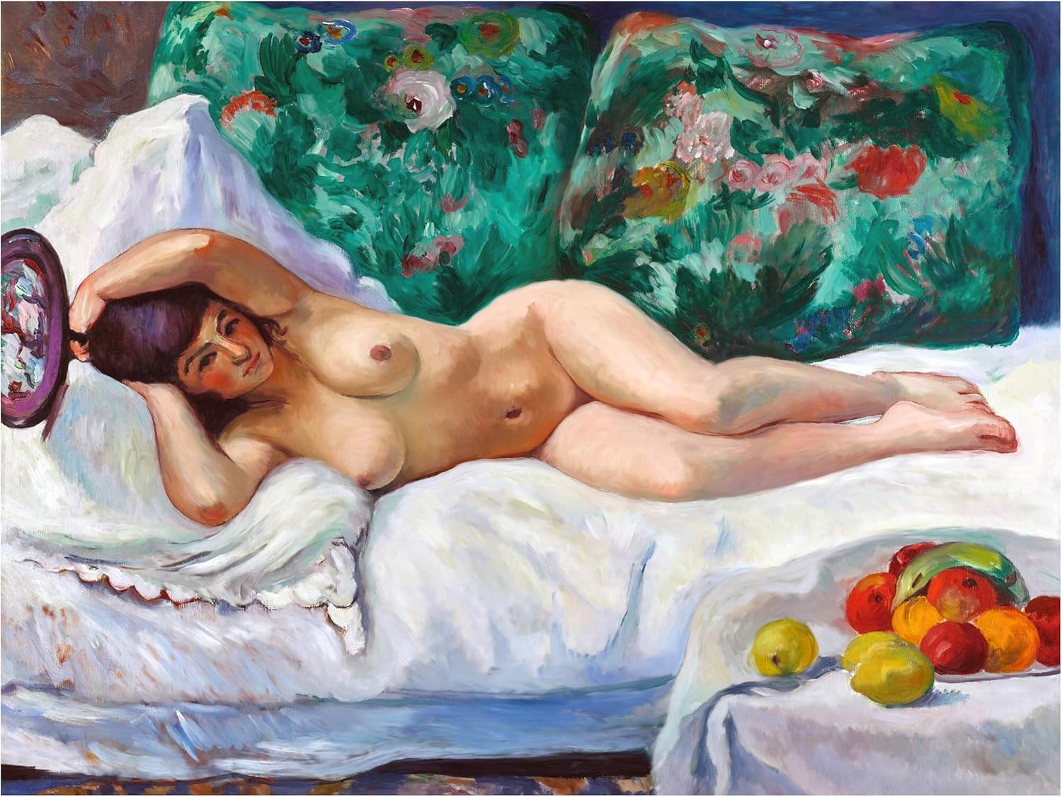 Odalisque H Manguine Girl Nude Tile Mural Kitchen Wall Backsplash Marble Ceramic - Picture 2 of 18