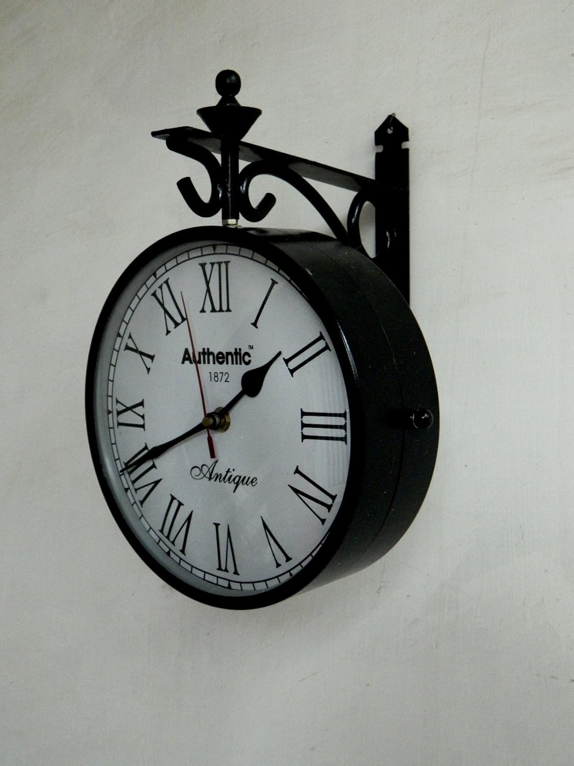 Buy Tu Casa Double Sided Victorian Style Station Clock Metal