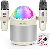 Karaoke Machine for Kids Adults Unique Astronaut Shape Portable Bluetooth Speaker with Wireless Microphone Home Party KTV Birthday for Girls Boys Toddler Teens Ages 2-12 +Year Old Kids