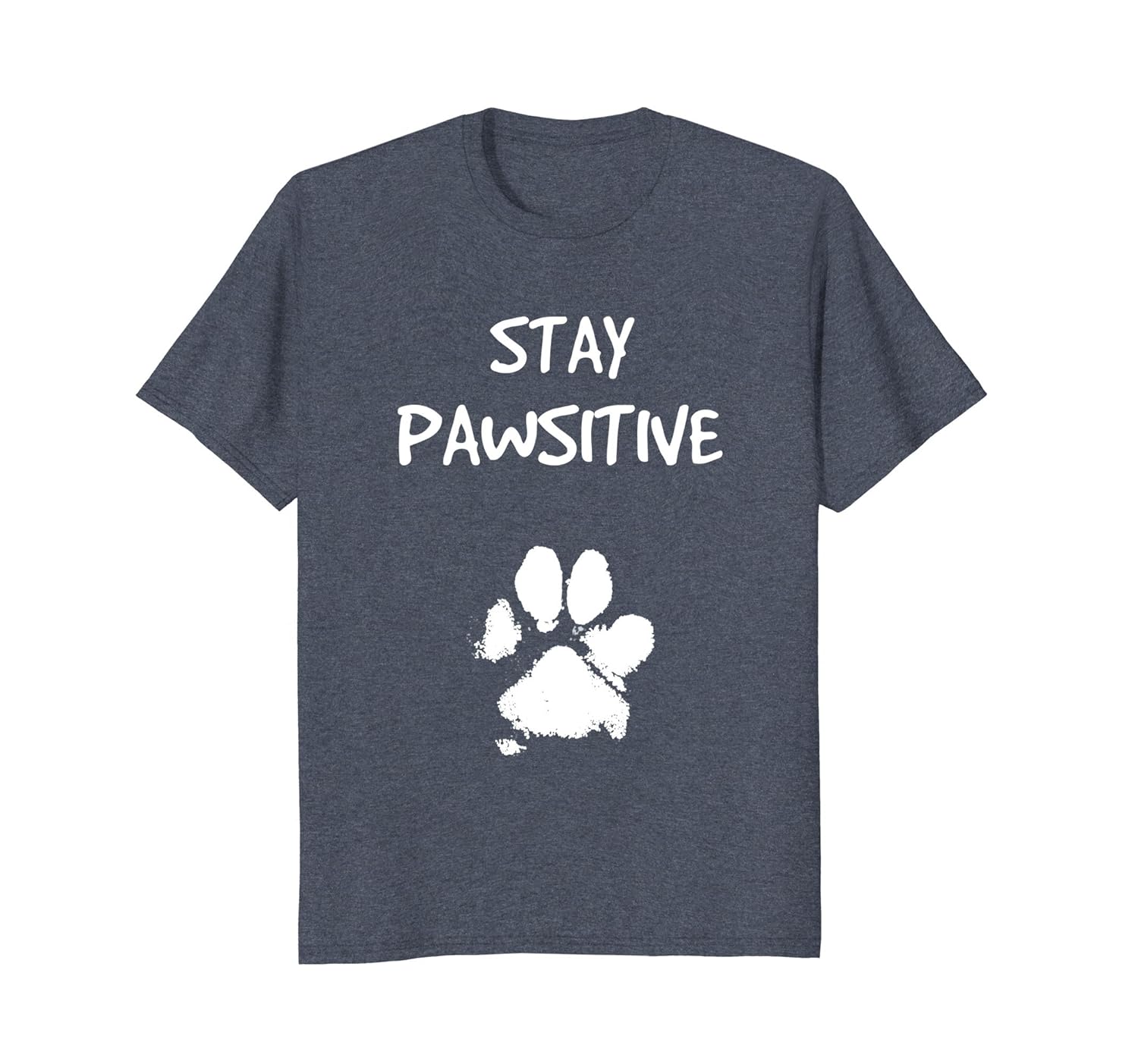 Funny Dog TShirt Stay Positive Pun Tee Gifts for Dog LoversAZP anzpets