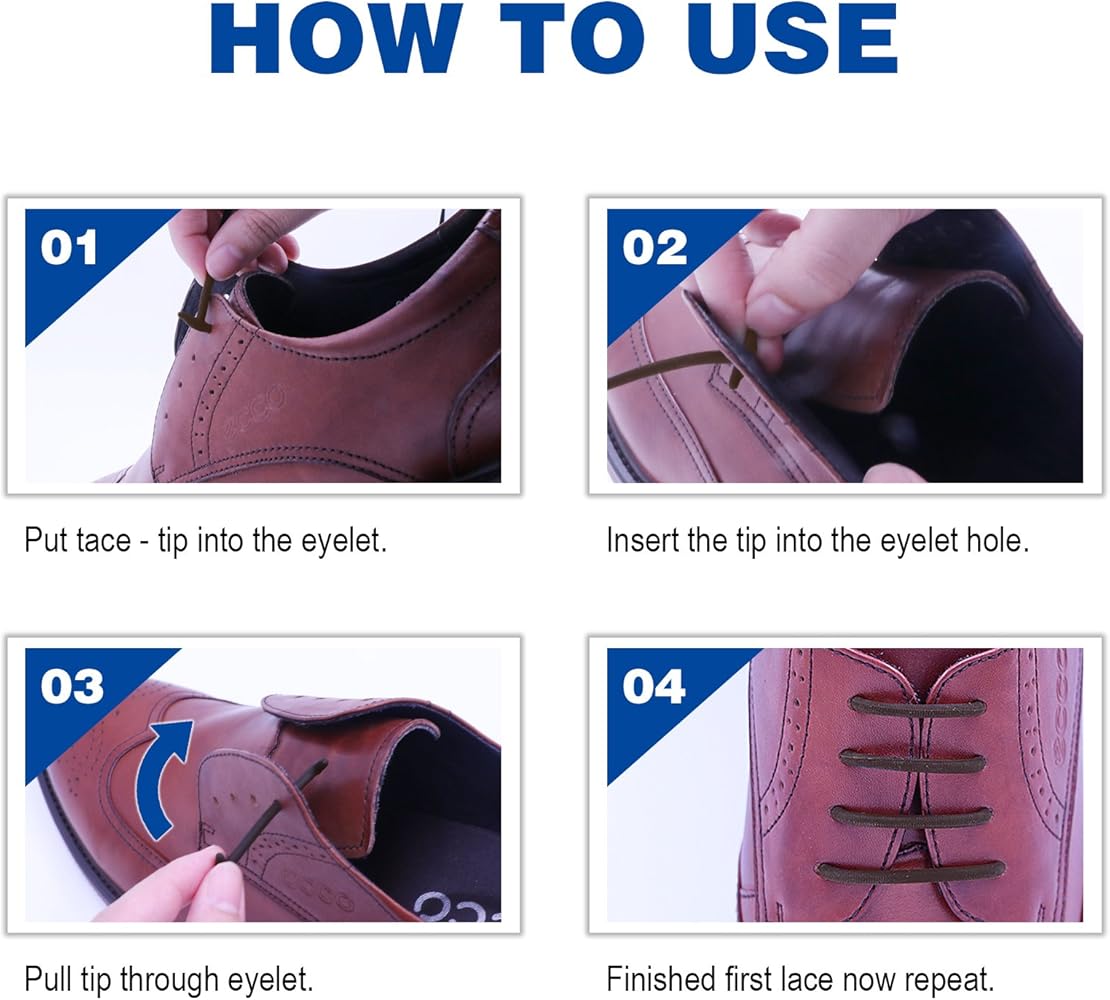 dress shoelaces that stay tied