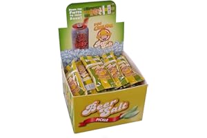 Don Chelada Beer Salt Pickle 12g Packets, 30 Packets Per Box, 1 Box Each