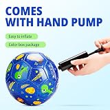 INPODAK Size 2 Football 2 Pack Toddler Kids Mini Soccer Ball 18.5in Circ view 4