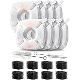 18 Pcs Cat Water Fountain Filters Compatible with Veken 95oz/2.8L Pet Fountains, Replacement Filter Kit with Sponges & Brushes, Triple Filtration for Fresh Clean Water, 2025 Upgraded