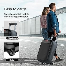 Portable Karaoke Machine with 2 Wireless