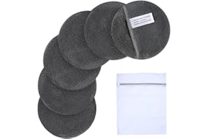SUNLAND Reusable Makeup Remover Pads Makeup Remover Cloth with Laundry Bag Microfiber Face Cleansing Gloves Washable Face Pad