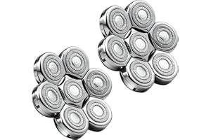 AUDOC 7 Head Shaver Replacement Head Shavers for Bald Men for Most Brand Men Foil Shaver Razor Universal Shaver Head,2pack